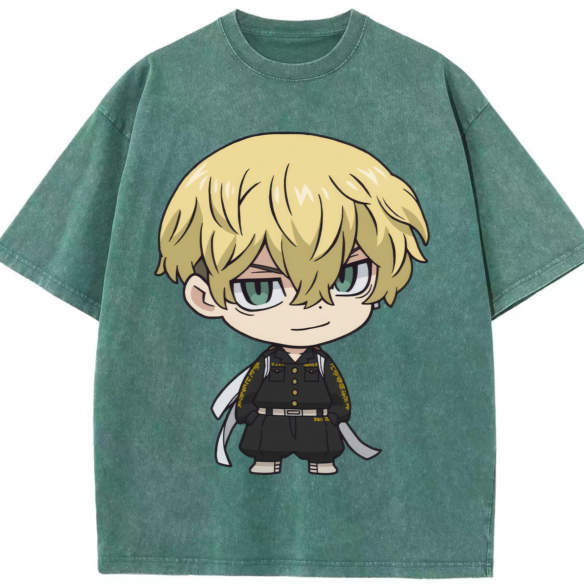 （画像用） 東京リベンジャーズ Tokyo Revengers 綿100% ヴィンテージ風 半袖Tシャツ（フロントプリント）